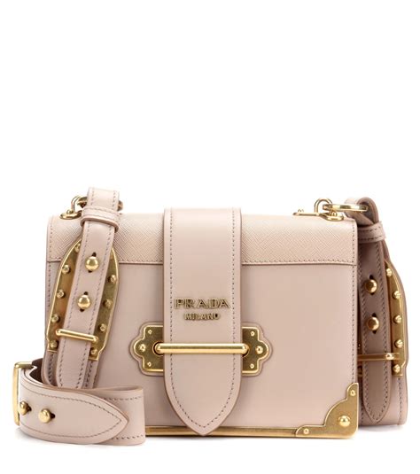 bolso prada beige|Prada leather handbags.